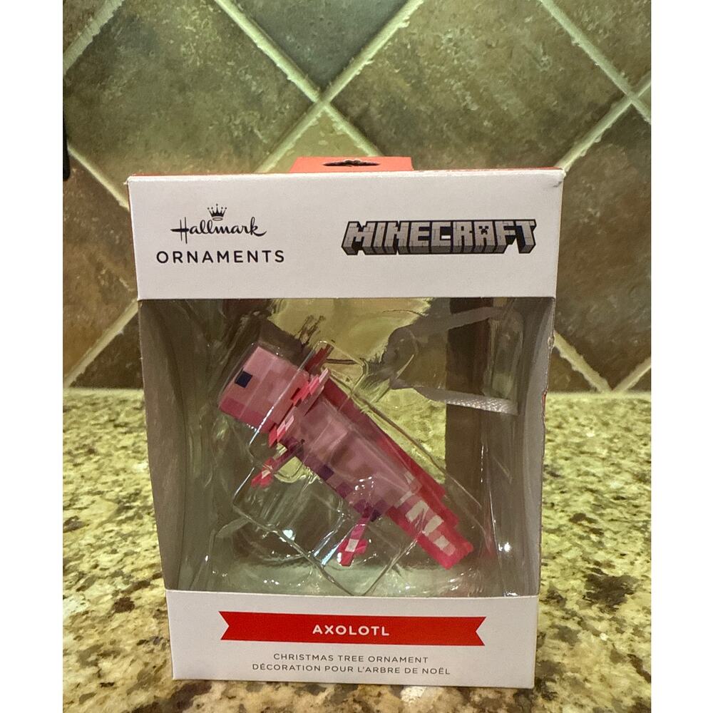 New Hallmark Christmas Ornament Axolotl Minecraft Christmas Tree Ornament  Gift